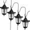 Pure Garden Hanging Solar Coach Lights, 26 Outdoor Lights with Hanging Hooks, 4PK 50-LG10562 - alternate 5